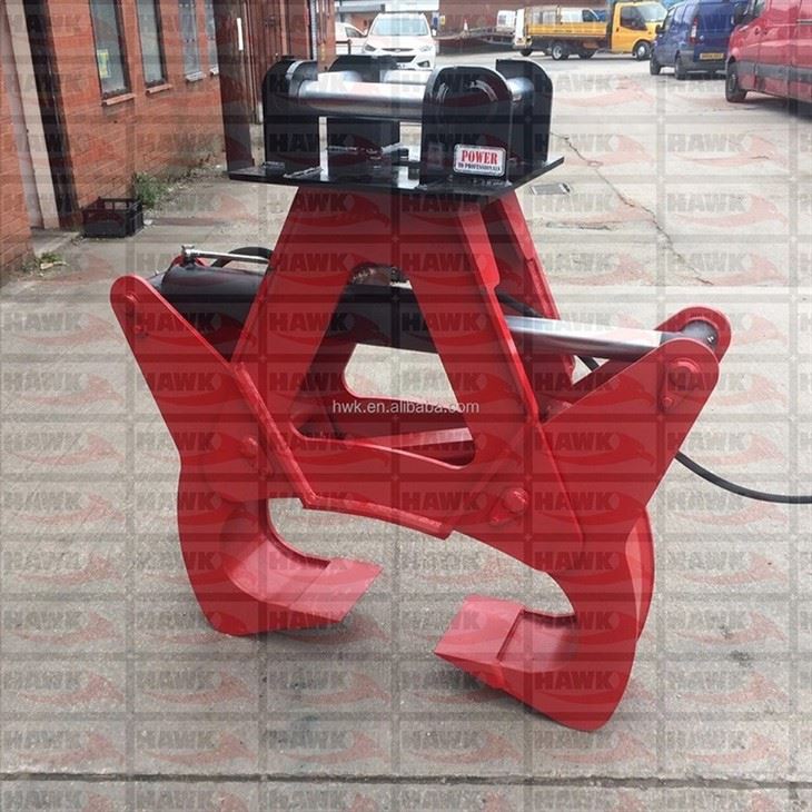 Excavator Log Cracker Attachment